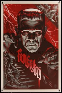 6x0729 FRANKENSTEIN #2/225 24x36 art print 2012 Mondo, art by Martin Ansin, variant edition!