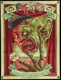 6x2172 2nd CHANCE! - FREAKED #27/175 18x24 art print 2018 Mondo, different creepy horror art by Matt Ryan Tobin!