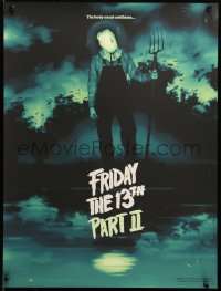 6x0752 FRIDAY THE 13th PART II #2/200 18x24 art print 2017 Mondo, creepy Sam Wolfe Connelly art!