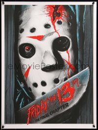 6x0746 FRIDAY THE 13th - THE FINAL CHAPTER #2/225 18x24 art print 2013 Mondo, Jason by Gary Pullin!