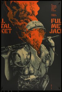 6x0757 FULL METAL JACKET #3/150 24x36 art print 2019 Mondo, art by Oliver Barrett, variant edition!