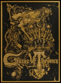 6x0767 GAME OF THRONES #2/330 24x33 art print 2012 Mondo, art by Vania Zouravliov, regular edition!