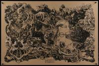 6x0773 GAME OF THRONES #2/200 24x36 art print 2013 Mondo, Vania Zouravliov, brown edition!