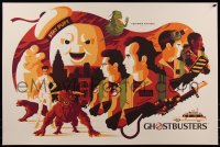 6x0795 GHOSTBUSTERS #2/375 24x36 art print 2018 Mondo, art by Tom Whalen, regular edition!