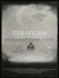 6x0837 GOLEM #98/100 18x24 art print 2010 Mondo, Alamo Drafthouse, The Silent Giants art!