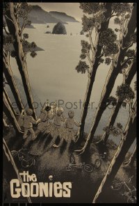 6x0844 GOONIES #2/125 24x36 art print 2014 Mondo, art by James Flames, variant edition!