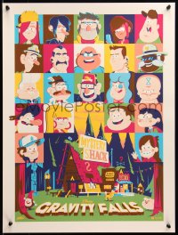 6x0857 GRAVITY FALLS #2/255 18x24 art print 2017 Mondo, art by Dave Perillo, regular edition!