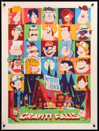 6x0858 GRAVITY FALLS #2/155 18x24 art print 2017 Mondo, art by Dave Perillo, variant edition!