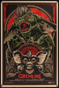 6x0864 GREMLINS #3/370 24x36 art print 2011 Mondo, art by Ken Taylor, first edition, Alamo!