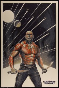 6x0871 GUARDIANS OF THE GALAXY #249/250 24x36 art print 2014 Mondo, Drax, regular edition!