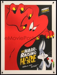 6x0887 HAIR-RAISING HARE #2/260 18x24 art print 2012 Mondo, Michael De Pippo, first edition!