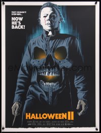 6x0905 HALLOWEEN II #2/250 18x24 art print 2017 Mondo, Michael Myers by Gary Pullin, first edition!