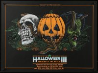 6x0907 HALLOWEEN III #2/250 18x24 art print 2017 Mondo, creepy mask art by Gary Pullin, first ed.!