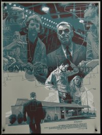 6x0917 HARD EIGHT #2/115 18x24 art print 2013 Mondo, art of cast by Rich Kelly, variant edition!