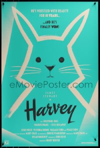 6x0919 HARVEY #2/125 24x36 art print 2012 Mondo, art by Olly Moss, first edition!