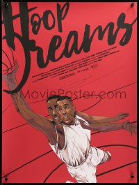 6x0949 HOOP DREAMS #3/100 18x24 art print 2016 Mondo, cool basketball art by Oliver Barrett!