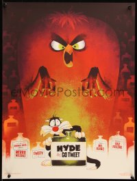 6x0968 HYDE & GO TWEET #3/260 18x24 art print 2012 Mondo, Phantom City Creative, first edition!