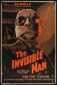 6x2198 2nd CHANCE! - INVISIBLE MAN #3/405 24x36 art print 2012 Mondo, art by Francesco Francavilla, first edition!