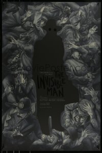 6x2201 2nd CHANCE! - INVISIBLE MAN #12/150 24x36 art print 2018 Mondo, art by Jonathan Burton, variant edition!