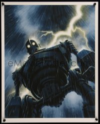 6x1006 IRON GIANT #10/170 16x20 art print 2014 Mondo, art by Jason Edmiston, Rain!