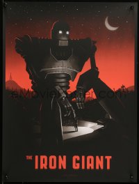 6x1001 IRON GIANT #2/175 18x24 art print 2012 Mondo, art by Mike Mitchell, variant edition!