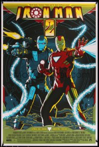 6x1014 IRON MAN 2 #222/265 25x37 art print 2010 Mondo, art by Mike Saputo, Alamo!