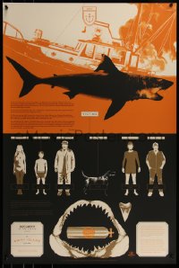 6x1031 JAWS signed #149/150 24x36 art print 2016 by artist Matt Taylor, Mondo, variant edition!