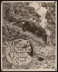 6x1049 JUNGLE BOOK signed #2/225 24x30 art print 2014 by Brandon Holt!