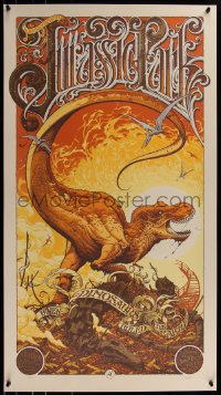 6x2215 2nd CHANCE! - JURASSIC PARK signed #217/220 22x39 art print 2011 by Aaron Horkey, regular edition!