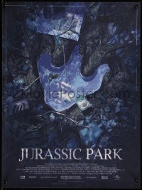 6x2216 2nd CHANCE! - JURASSIC PARK #275/275 18x24 art print 2019 Mondo, dino footprint art by Matthew Woodson!