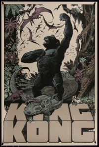 6x1103 KING KONG #2/325 24x36 art print 2013 Mondo, art by William Stout, first edition!