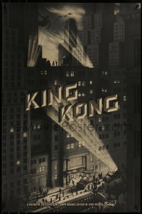 6x2223 2nd CHANCE! - KING KONG #325/325 24x36 art print 2016 Mondo, art by Jonathan Burton, City!