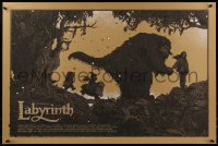 6x1116 LABYRINTH #22/175 24x36 art print 2017 Mondo, art by Richey Beckett, variant edition!