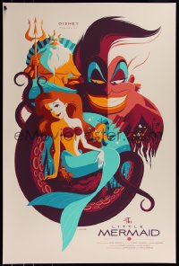 6x2227 2nd CHANCE! - LITTLE MERMAID #3/165 24x36 art print 2013 Mondo, art by Tom Whalen, variant edition!