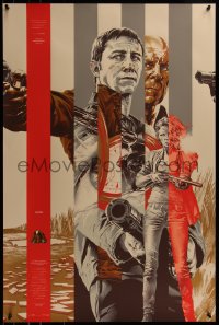 6x1154 LOOPER #2/320 24x36 art print 2012 Mondo, art by Martin Ansin, gold edition!