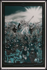 6x1162 LORD OF THE RINGS #15/180 24x36 art print 2013 Mondo, Hall & Hynes, Storm Out of Mountains!