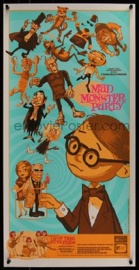 6x1190 MAD MONSTER PARTY #186/200 15x30 art print 2015 Mondo, art by Mark Chiarello!