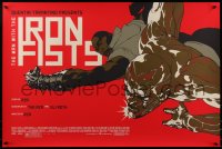 6x1202 MAN WITH THE IRON FISTS #4/175 24x36 art print 2012 Mondo, art by Tomer Hanuka!