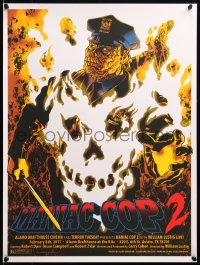 6x1206 MANIAC COP 2 #52/125 18x24 art print 2011 Mondo, art by Jason Edmiston, first edition!