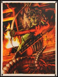 6x1025 JASON EDMISTON #2/225 18x24 art print 2013 Mondo, Jason Edmiston art of Medusa!