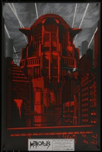 6x2242 2nd CHANCE! - METROPOLIS signed #124/125 24x36 art print 2016 by Ken Taylor, Mondo, variant edition!