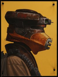 6x1331 MIKE MITCHELL #547/750 signed 12x16 art print 2016 Princess Leia - Boushh, Star Wars!