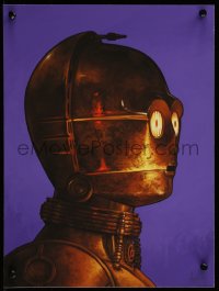 6x1326 MIKE MITCHELL #15/1140 signed 12x16 art print 2016 by the artist, C-3PO, Mondo, Star Wars!