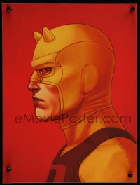 6x1283 MIKE MITCHELL signed #17/95 12x16 art print 2014 by the artist, Daredevil yellow, Mondo!