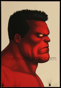 6x1304 MIKE MITCHELL signed #89/95 13x19 art print 2014 by the artist, Red Hulk, 1st edition, Mondo!