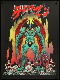 6x1348 MIKE SUTFIN #145/150 2-sided 18x24 art print 2015 Mondo, Devilman, variant edition!