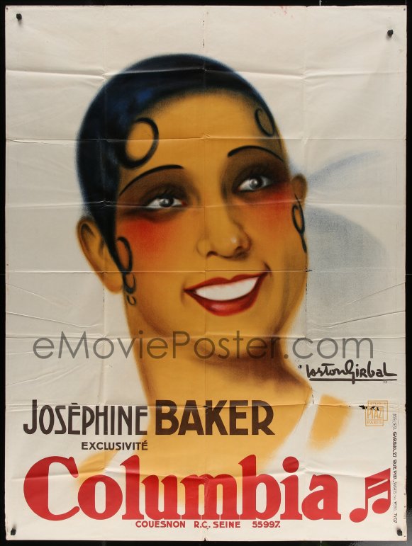 7a0208 Josephine Baker Music French 1p 1933 Great