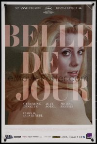 7b0501 BELLE DE JOUR French 16x24 R2017 Luis Bunuel, close up of sexy naked Catherine Deneuve!