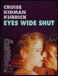 7b0522 EYES WIDE SHUT French 16x21 1999 Stanley Kubrick, romantic c/u of Tom Cruise & Nicole Kidman!