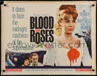 7b1129 BLOOD & ROSES 1/2sh 1961 Et mourir de plaisir, Roger Vadim, sexiest vampire Annette Vadim!